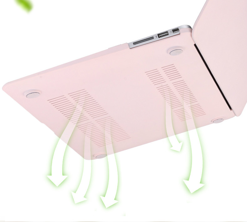 macbookケース マカロン クリーム色13.3インチair対応プロテクター保護ケースMacBook Proカバー レティナ