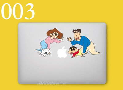 ノートパソコンMacBookロゴ シール14.1/15.4/15.6インチ カバー デコ ステッカーPro15Air13スキンシール