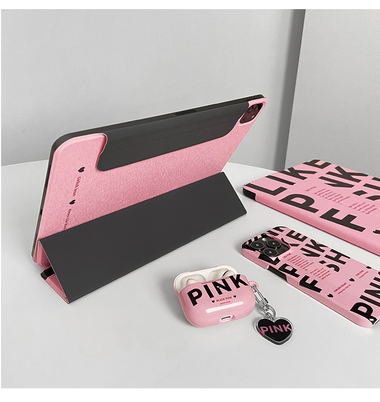 BLACKPINKピンク色ipadpro2021ブルピンiPadケース女性音楽グループ可愛いファングッズ
