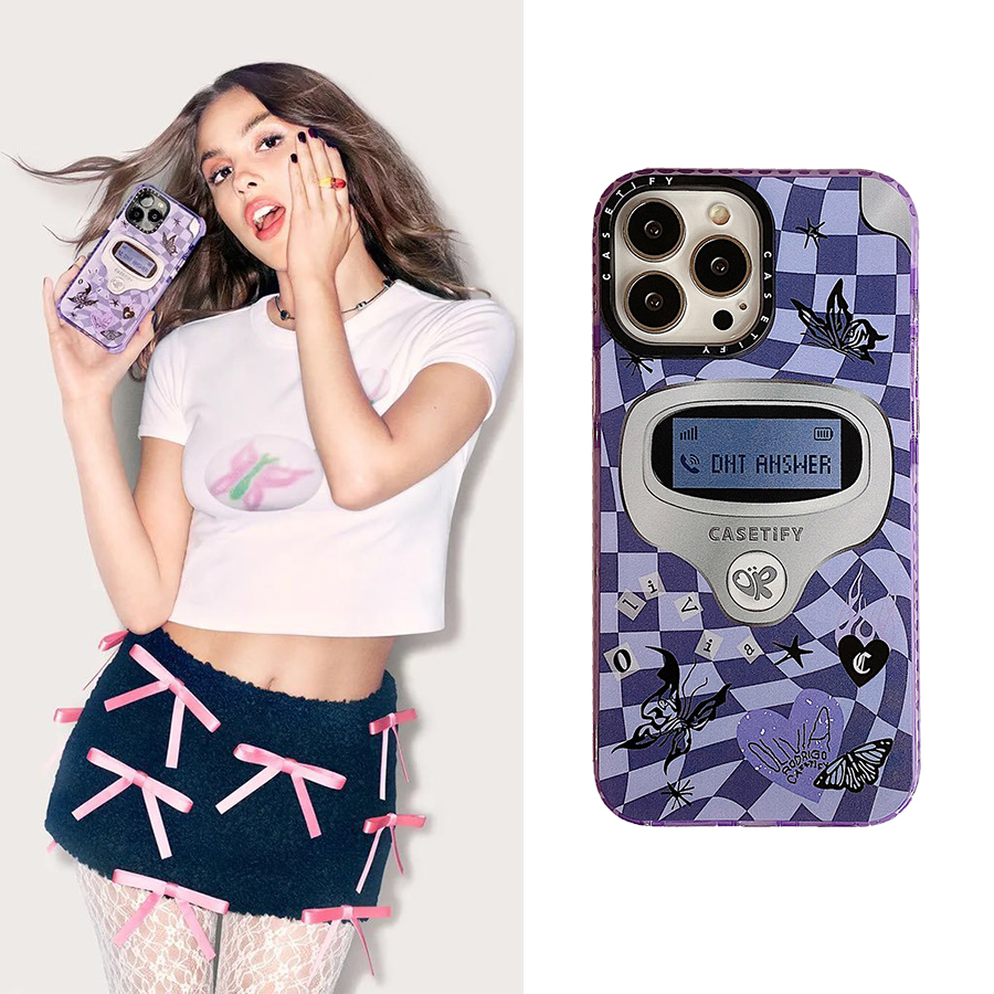 コラボおしゃれiphone14/13promaxパープル色スマホケース アイフォン12ケース紫色